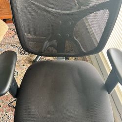 3 Acadia mesh office chairs