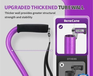 Amazing Purple Bene Walking Cane