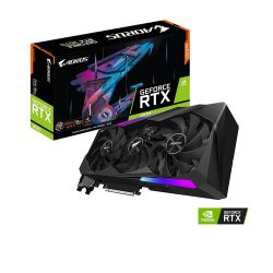 Gigabyte NVIDIA GeForce RTX 3070 AORUS Master LHR Overclocked Triple-Fan 8GB GDDR6 PCIe 4.0 Graphics Card