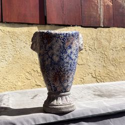 Ancien Greece Blue Pottery 