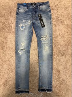 Blue purple jeans size 30