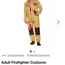 Firefighter Costume Large Men’s