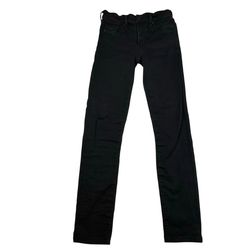 AGOLDE Los Angeles Premium Jeans Women Size 24 Black Skinny Slim Stretch Denim