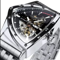 WINNER 526 Luxury Triangle Skeleton Watch 