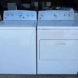 Washer And Electric Gas Dryer 