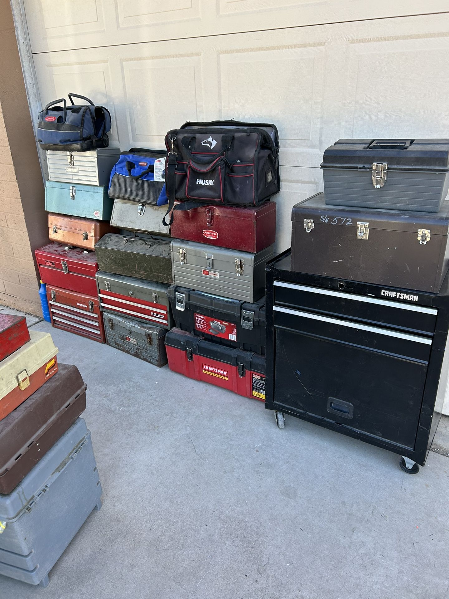 Lots of Tool Boxes 