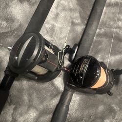 2 Shimano Trolling Set Ups  TLD 20 Triton On Star Rods Fishing