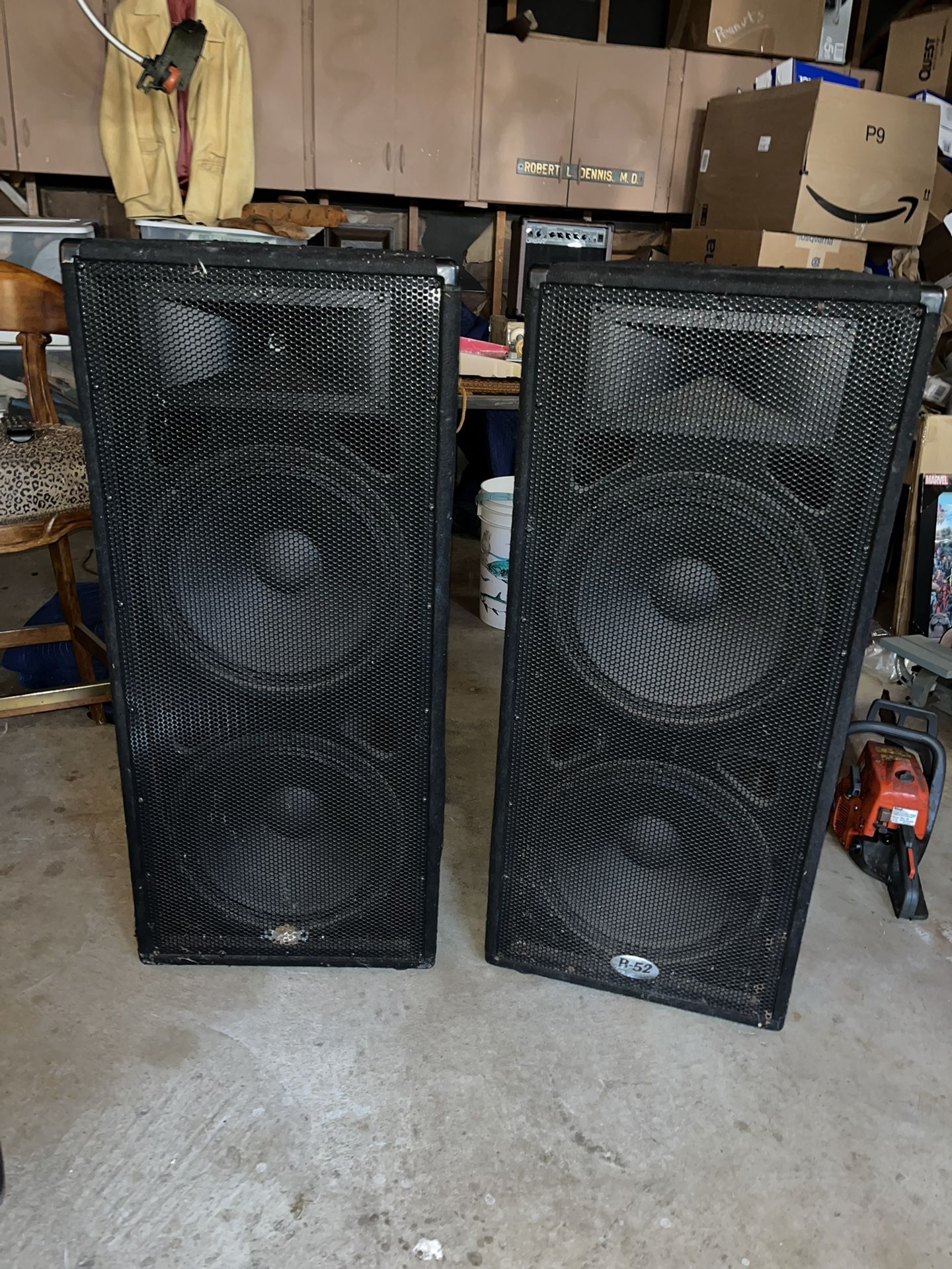 B-52 USA Pro MX-1515 pair of PA speakers 2x600 Watt
