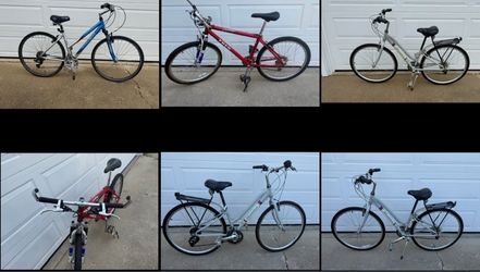 Trek  women’s bike and men mountain bike