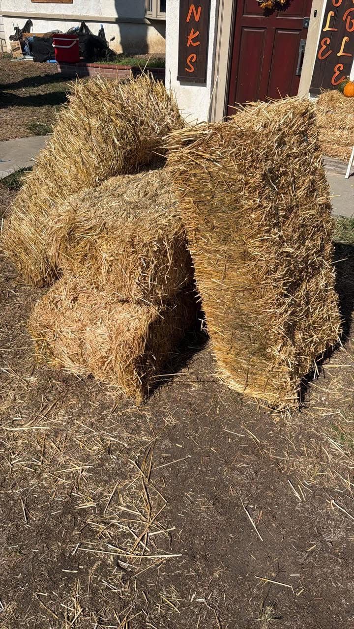 4 hay bales For Free