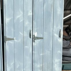 Custom  Wood  Storage Locker 6’Hx32”Wx17”D
