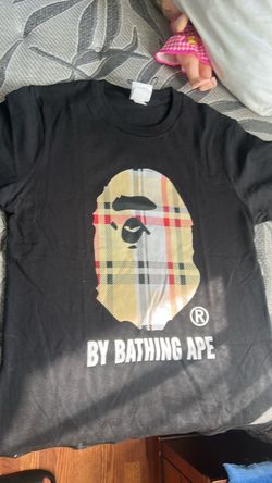BAPE A Bathing Ape Plaid Graphic T-Shirt