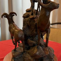 Bronze Statue , Bachelors Of The Rockies 