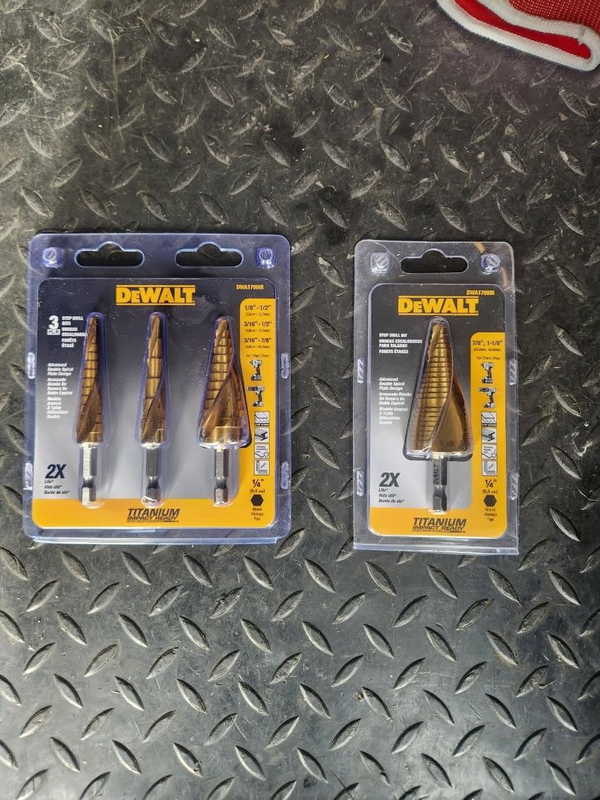 Dewalt Step Drill Bits