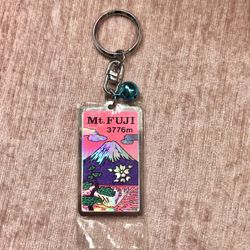 Mt.Fuji 3776m Colorful Keychain