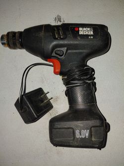 Black & Decker 6V Cordless Drill with Charger