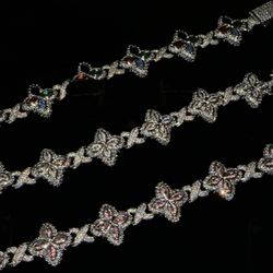 18 k Gold Plated Clover Bracelet 