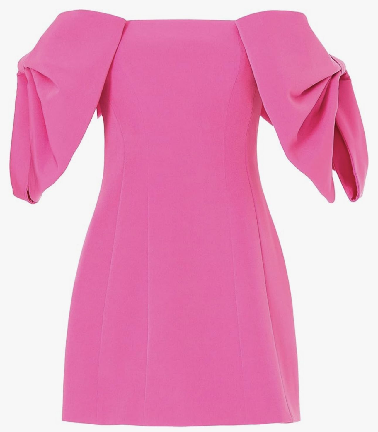 TOCCIN x RTR Design Collective Bow Sleeve Mini Dress Pink
