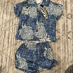 Boys Hawaiian Outfit 6-12 Months 