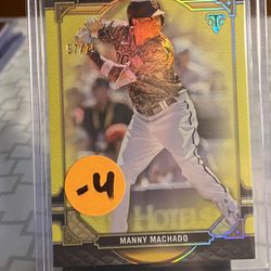 2022 Topps Triple Threads Yellow Manny Macahdo /75