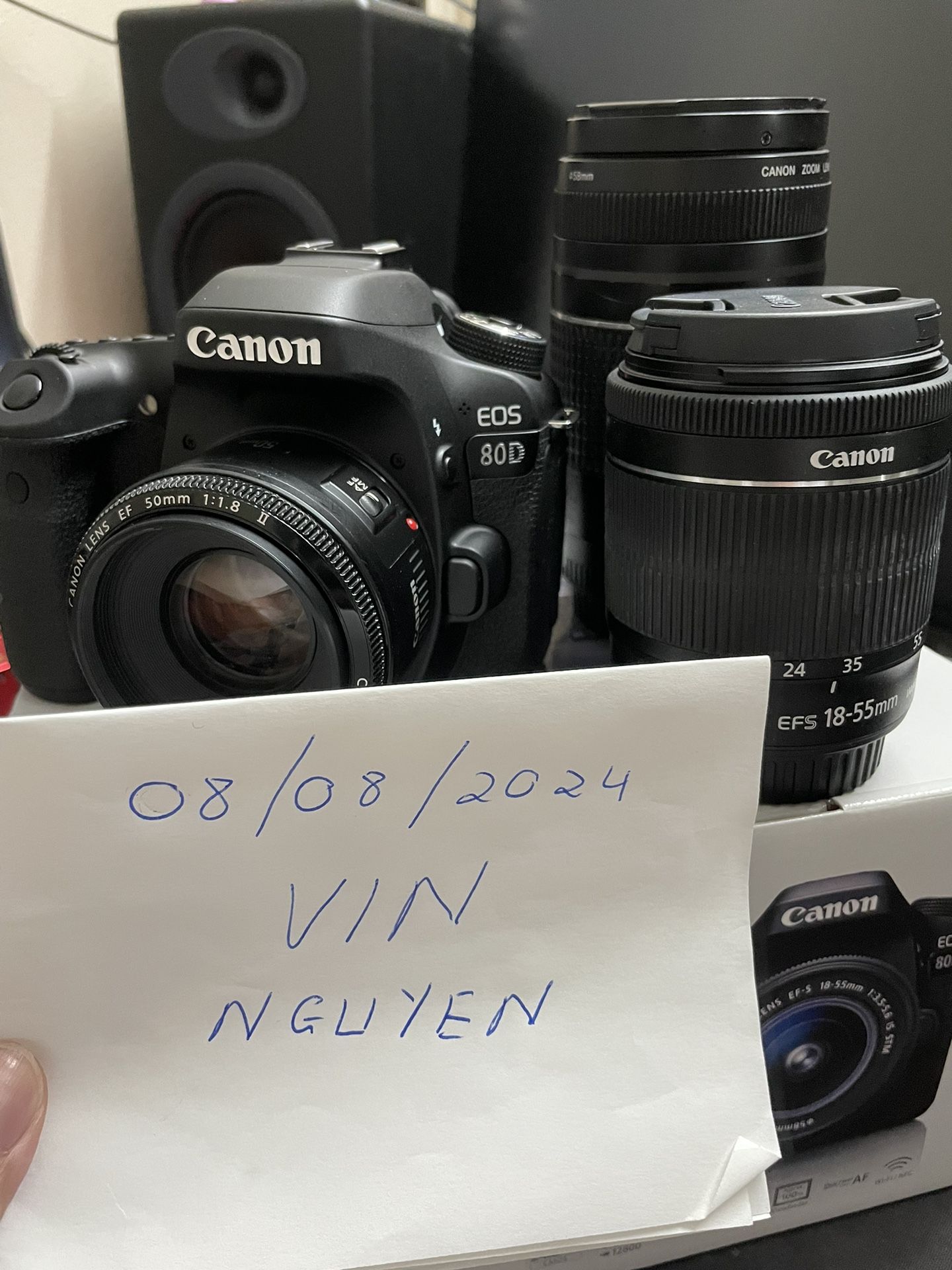 Canon 80D With Lenses
