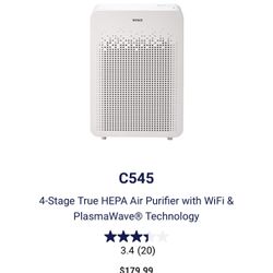 4-Stage True HEPA Air Purifier with WiFi & PlasmaWave® Technology