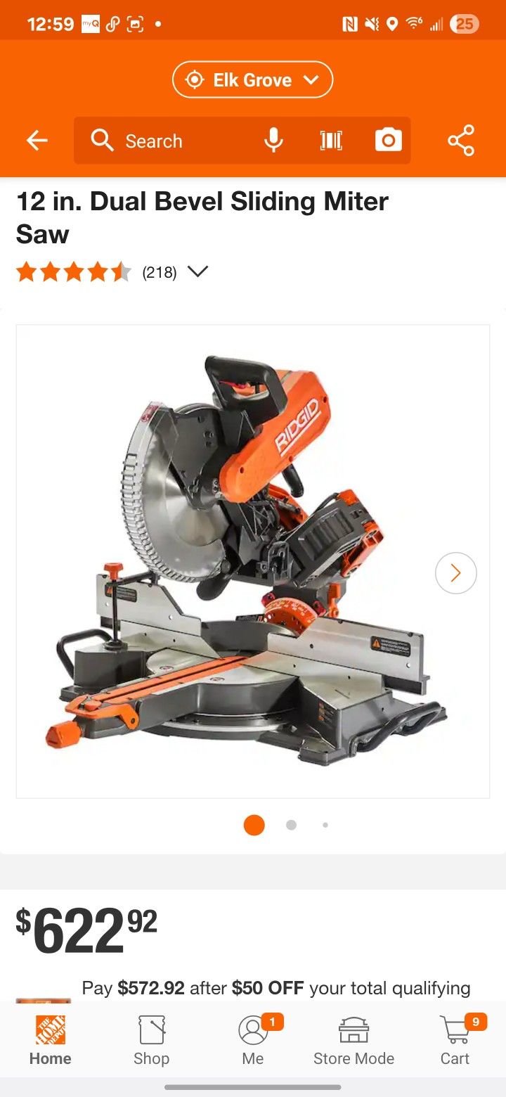 Ridgid 12' Miter Saw