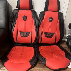 Red & Black Seat Covers