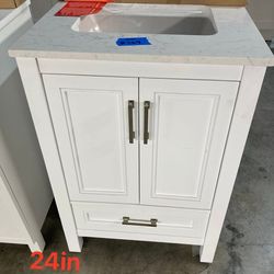 24in Bathroom Vanity with Top