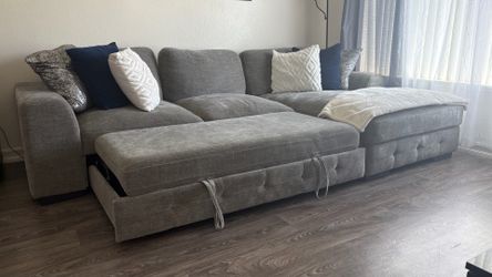 Plush Sectional Sleeper