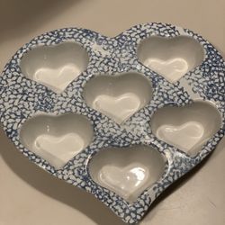 Heart Shaped Dish or Tray or Organizer