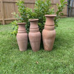 Indoor/outdoor Clay Pottery.  $50
