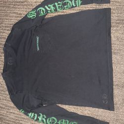 Chrome Hearts Men's Multi T-shirt Black Green XL Long Sleeve 