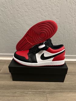 Nike Air Jordan 1 Retro Low Bred Toe 2021 Men’s Size 10.5