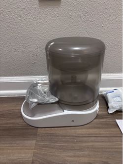 Stainless Steel Cat Water Fountain – 135oz/4L Cordless Pet Fountain