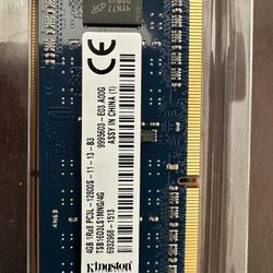 Kingston 8GB PC3L-12800S Memory For PC/laptop (4GB X 2)