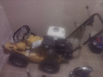 Honda gasoline powered sewer cleaner machine