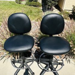 Vinyl barstool