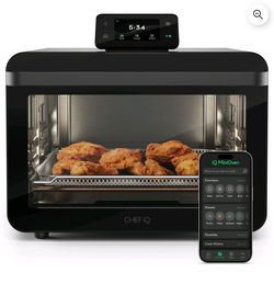 CHEF iQ MiniOven, 11-in-1 Smart Toaster Oven Air Fryer, 25-Quart $299.99