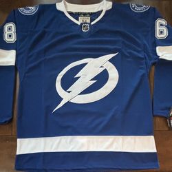 Nikita Kucherov Blue Tampa Bay Lightning Jersey XL  (54) NWT 
