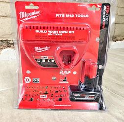 Milwaukee 12V Battery 4.0 and Charger