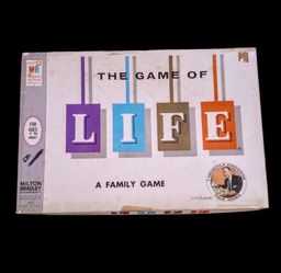 THE GAME OF **LIFE** 1960 Milton Bradley Board Game 3D 1st FIRST EDITION Vintage