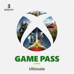 Xbox game pass 3 month subscription $74.99