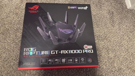 ASUS Rapture GT-AX11000 PRO - AX11000 WiFi 6 Tri-Band Gigabit Wireless Gaming Router with AiMesh Support