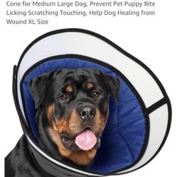 Padded Dog Cone Collar - Size Large
