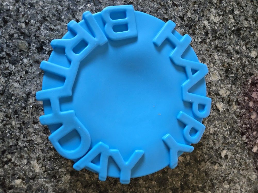 Silicone Round Birthday Baking Mold