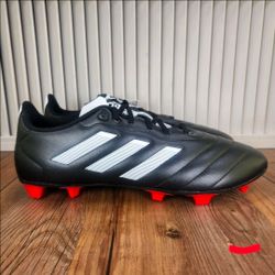 Adidas Goletto VIII FG Mens Sz 10.5  White Athletic Soccer Cleats Boot GX7793