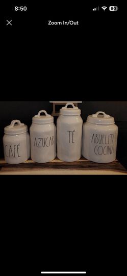 Rae Dunn Spanish Canisters