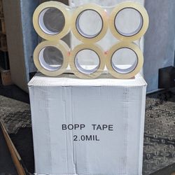 2 Inch Clear Box Tape - 2 Mil  110 Yard 36 Roll