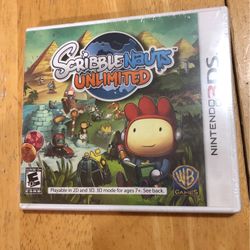 Scribblenauts Unlimited For Nintendo 3DS New Unopened